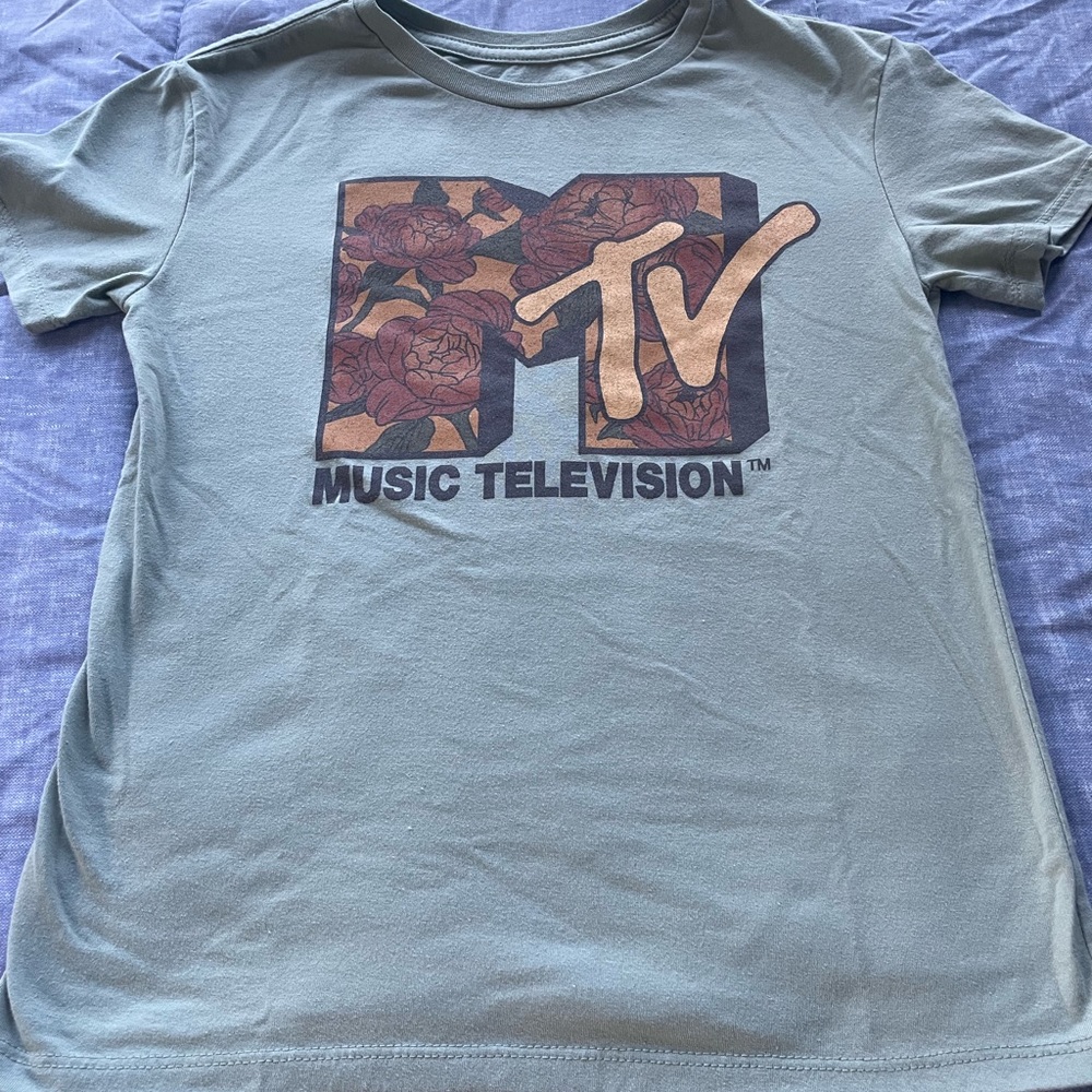 Women’s Green MTV T-Shirt XS